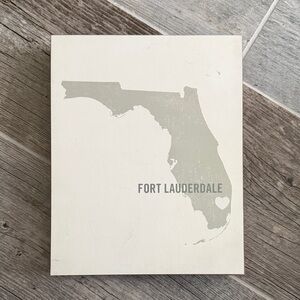 Fort Lauderdale Gray Art Print